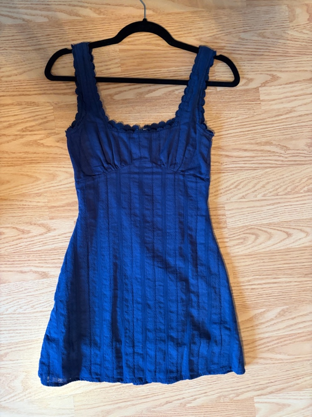 Princess Polly Dasha navy mini dress
